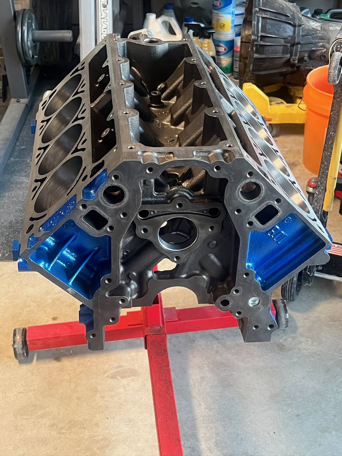 Engine build progress