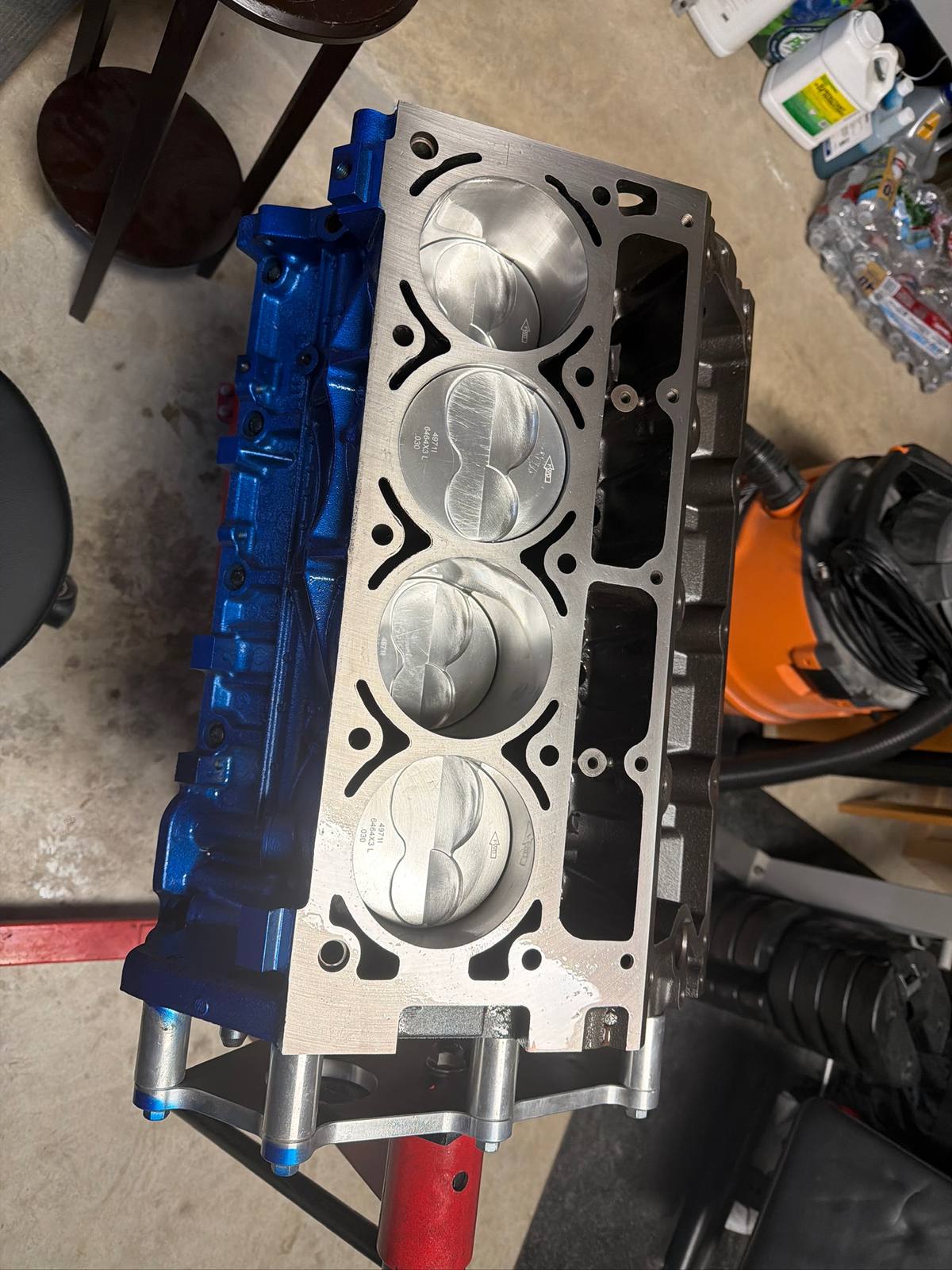 Engine build progress